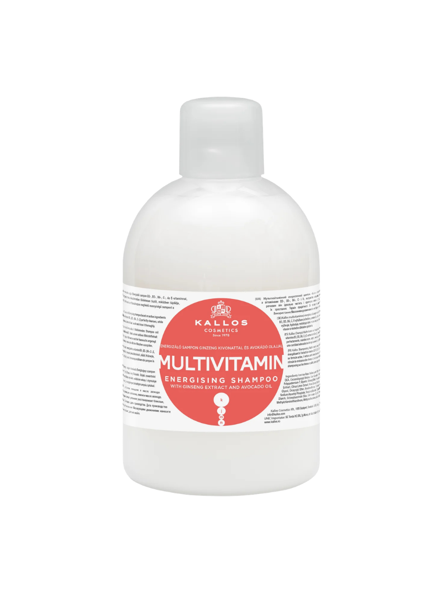 Kallos Shampoo Multivitamin 1000ml – Nutrición Esencial y Revitalización Capilar
