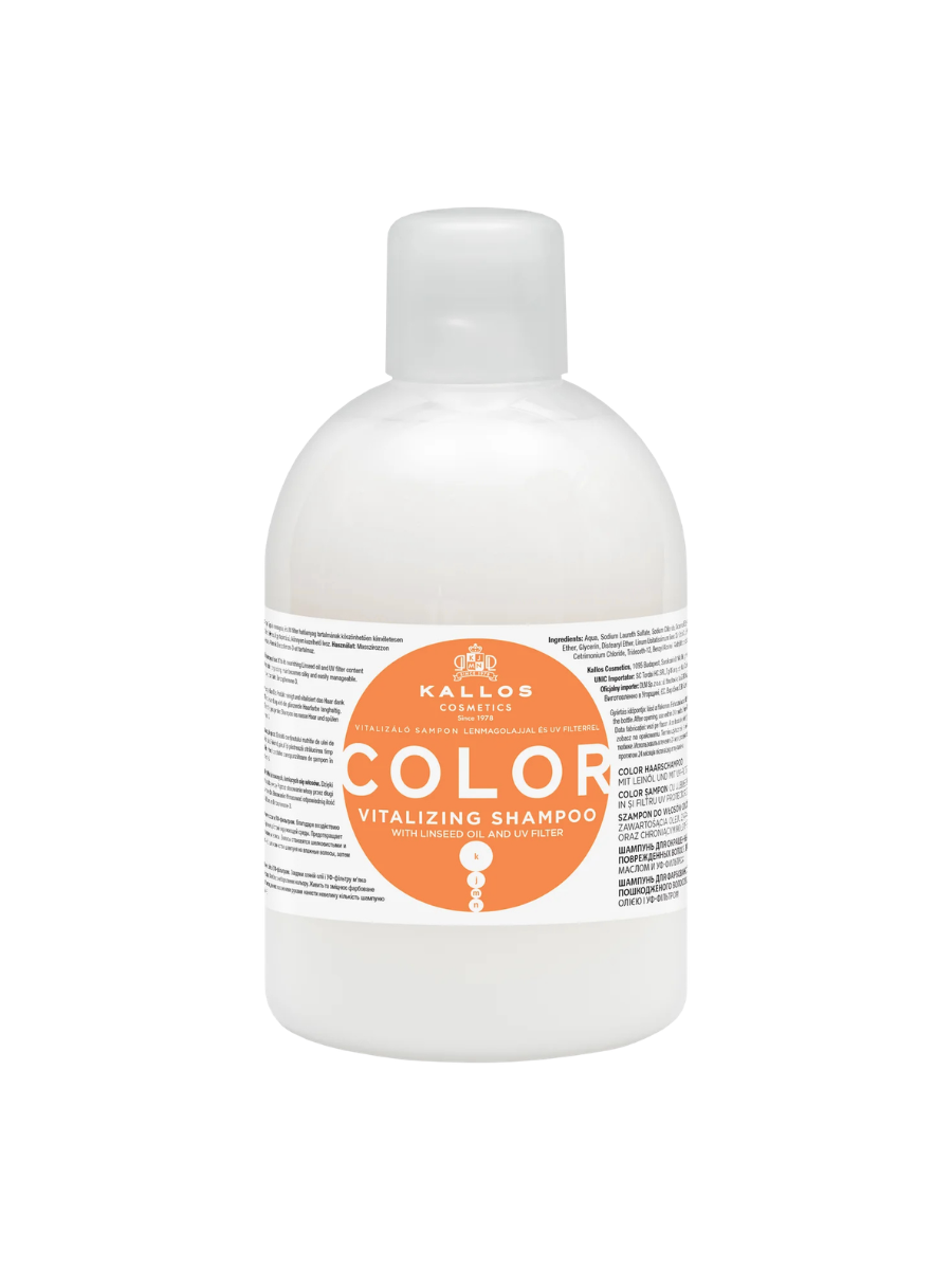 Kallos Shampoo Color 1000ml – Protección y Brillo para Cabello Teñido