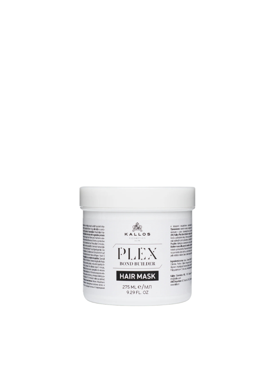 Kallos Máscara Plex Bond Builder | Reconstrucción Extrema y Anti-Rotura 275ml-500ml-1000ml