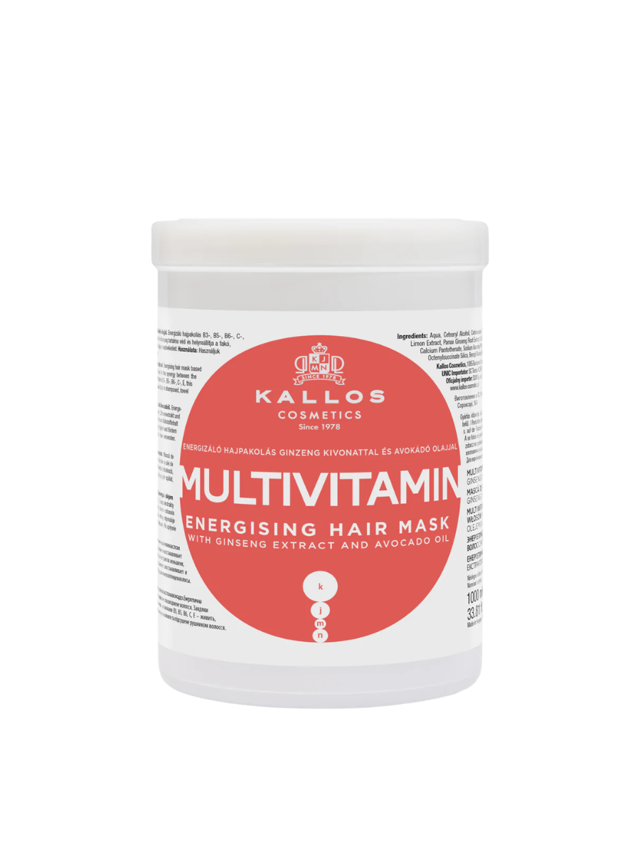 Kallos Máscara Capilar Multivitamin | Nutrición y Vitalidad Total 275ml - 500ml - 1000ml