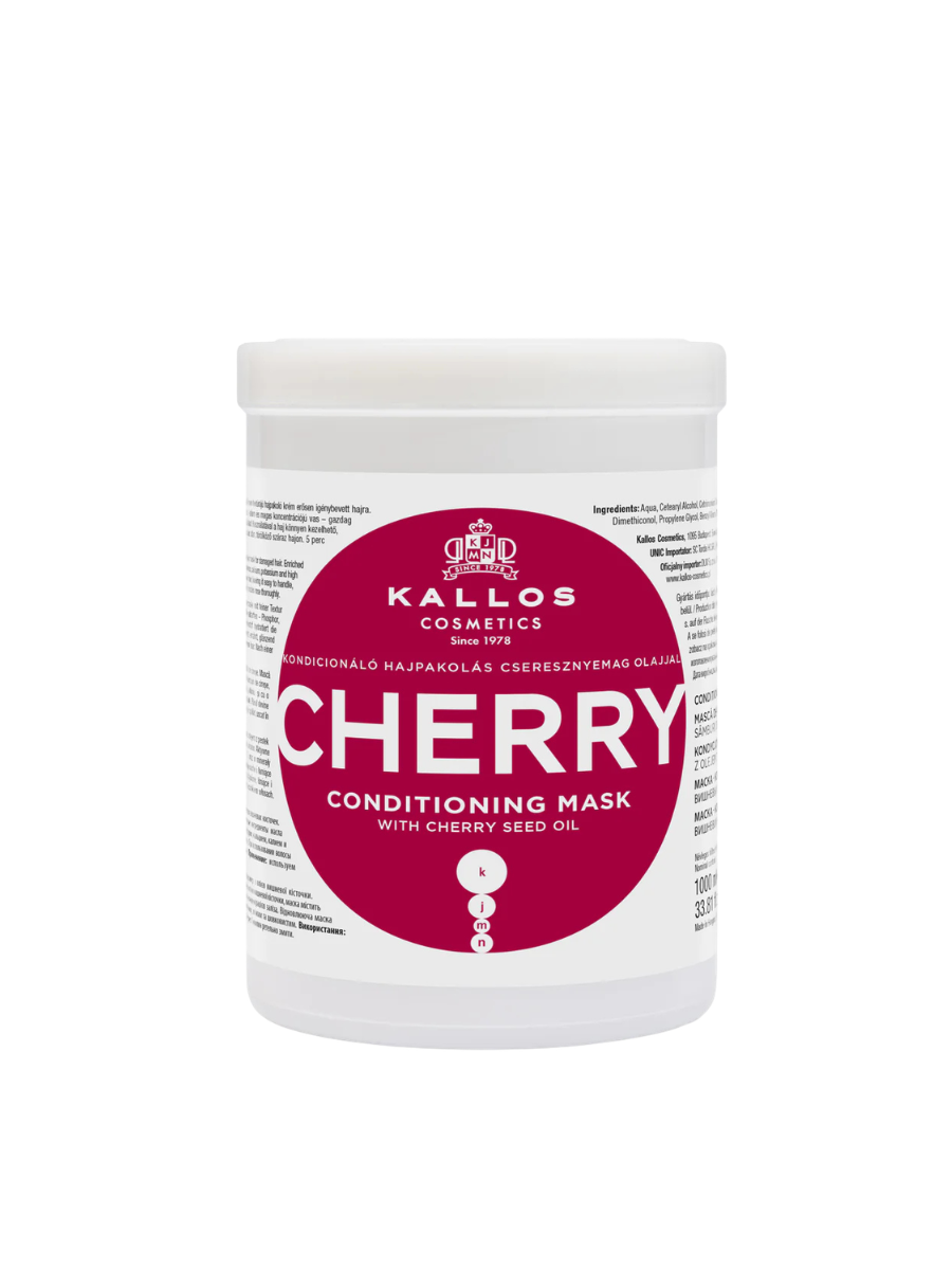 Kallos Máscara Capilar Cherry | Suavidad y Brillo Intenso 275ml - 1000ml