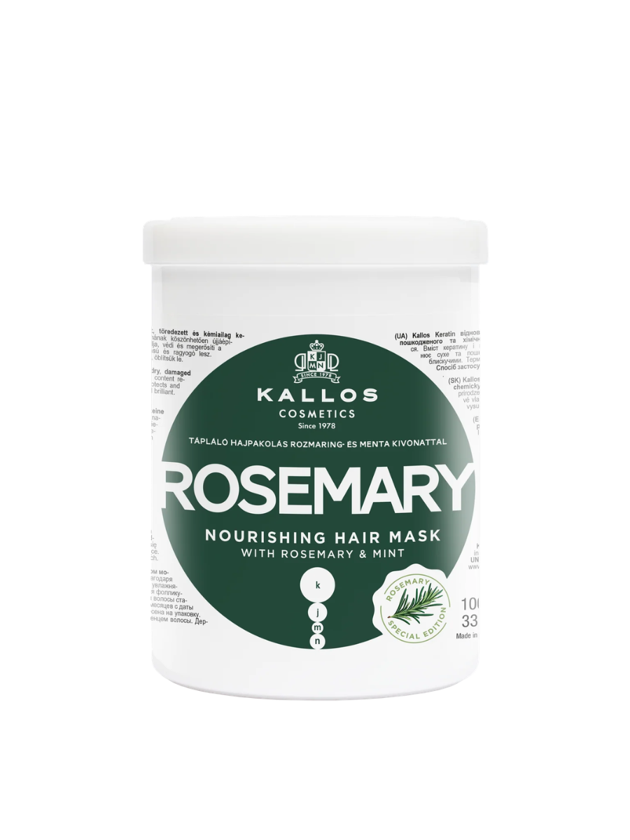 Kallos Máscara Capilar de Romero | Fortalecimiento y Estimulación del Crecimiento 275ml - 1000ml