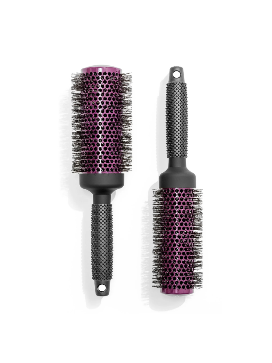 Cepillo Brushing Carbono y Turmalina Ergo 43mm | Volumen, Anti-Frizz y Brillo