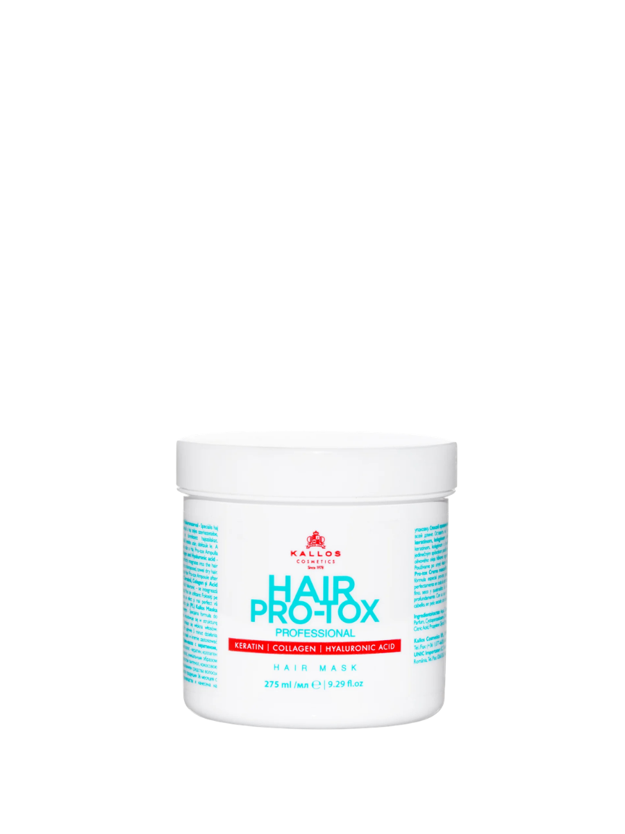 Kallos Máscara Hair Pro-Tox | 275ml, 500ml y 1000ml | Nutrición y Reparación Intensiva