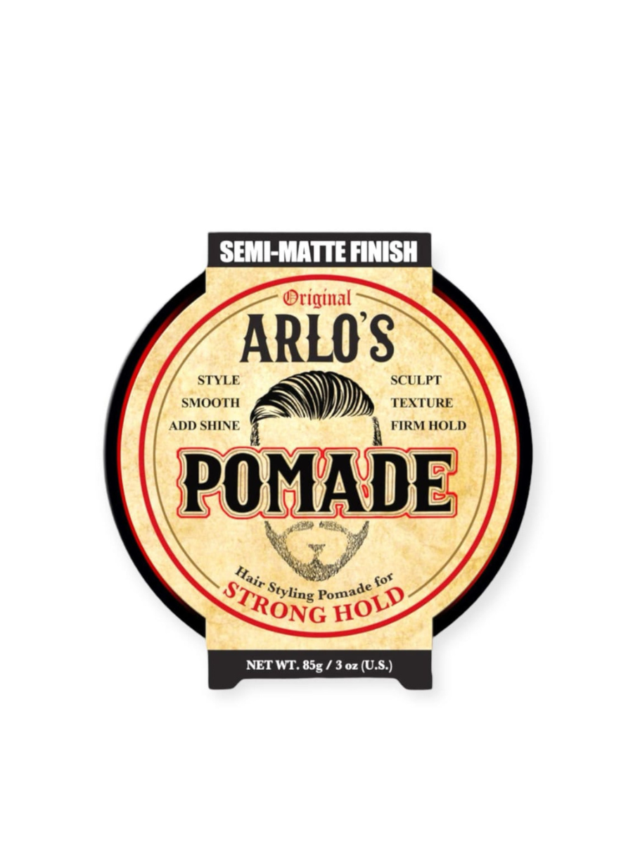 Pomada Arlo's Cera Strong Hold Acabado Semi Mate 85gr