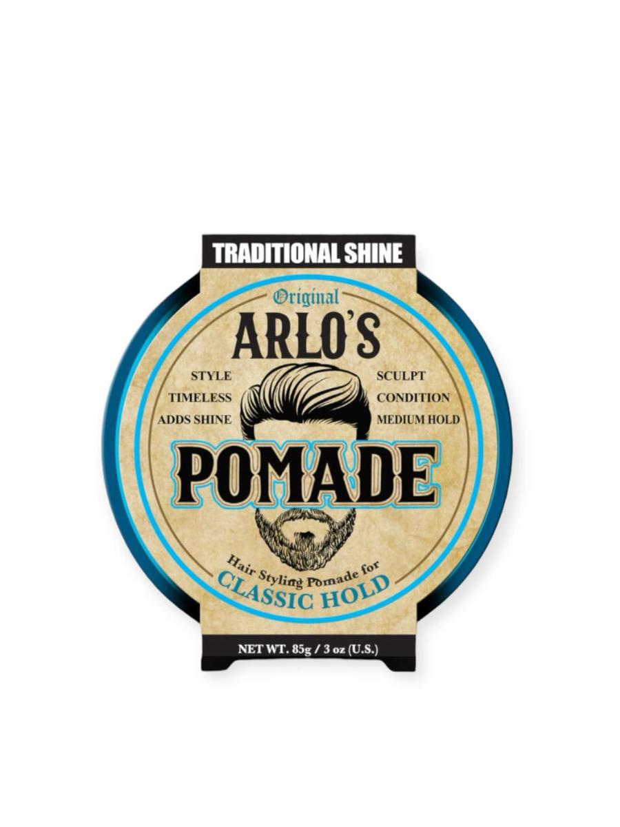 Pomada Arlo's Cera Classic Hold Acabado Brillante 85gr