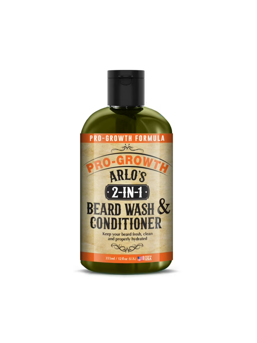 Arlo's 2-in-1 Shampoo de barba y acondicionador - Fórmula Pro Crecimiento