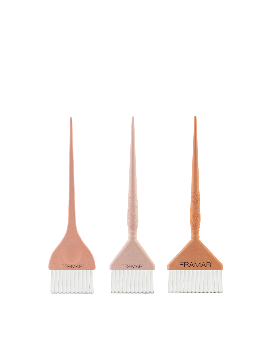 Framar Set Brochas Family Pack Golden Hour 3 Piezas – Versatilidad y Precisión