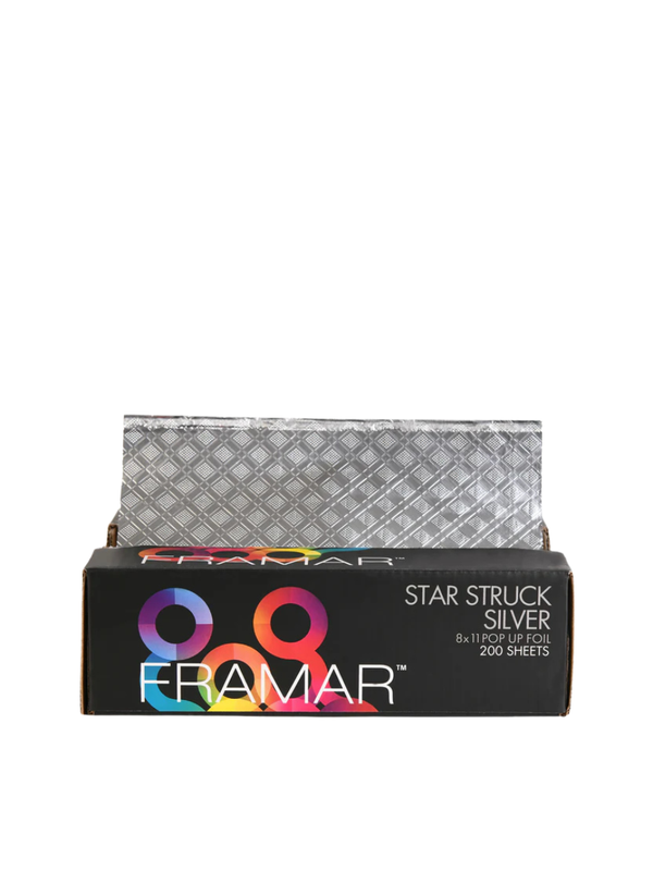 Pop Ups Star Struck Silver 21cm x 28cm – 200 Hojas | Papel Aluminio Pre-Cortado