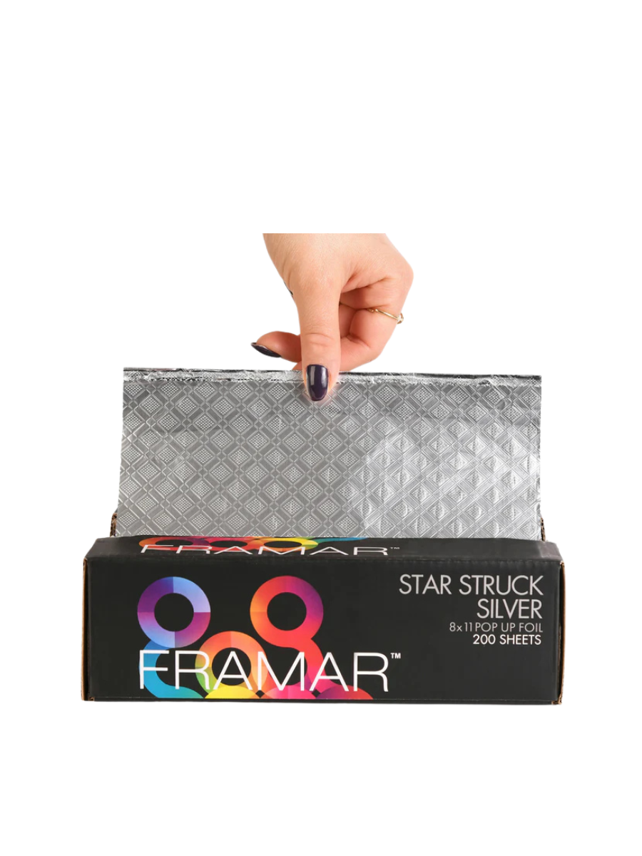 Pop Ups Star Struck Silver 21cm x 28cm – 200 Hojas | Papel Aluminio Pre-Cortado