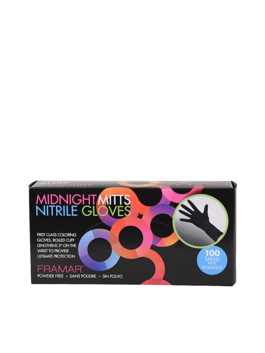 Guantes de Nitrilo Negro Framar 100pc
