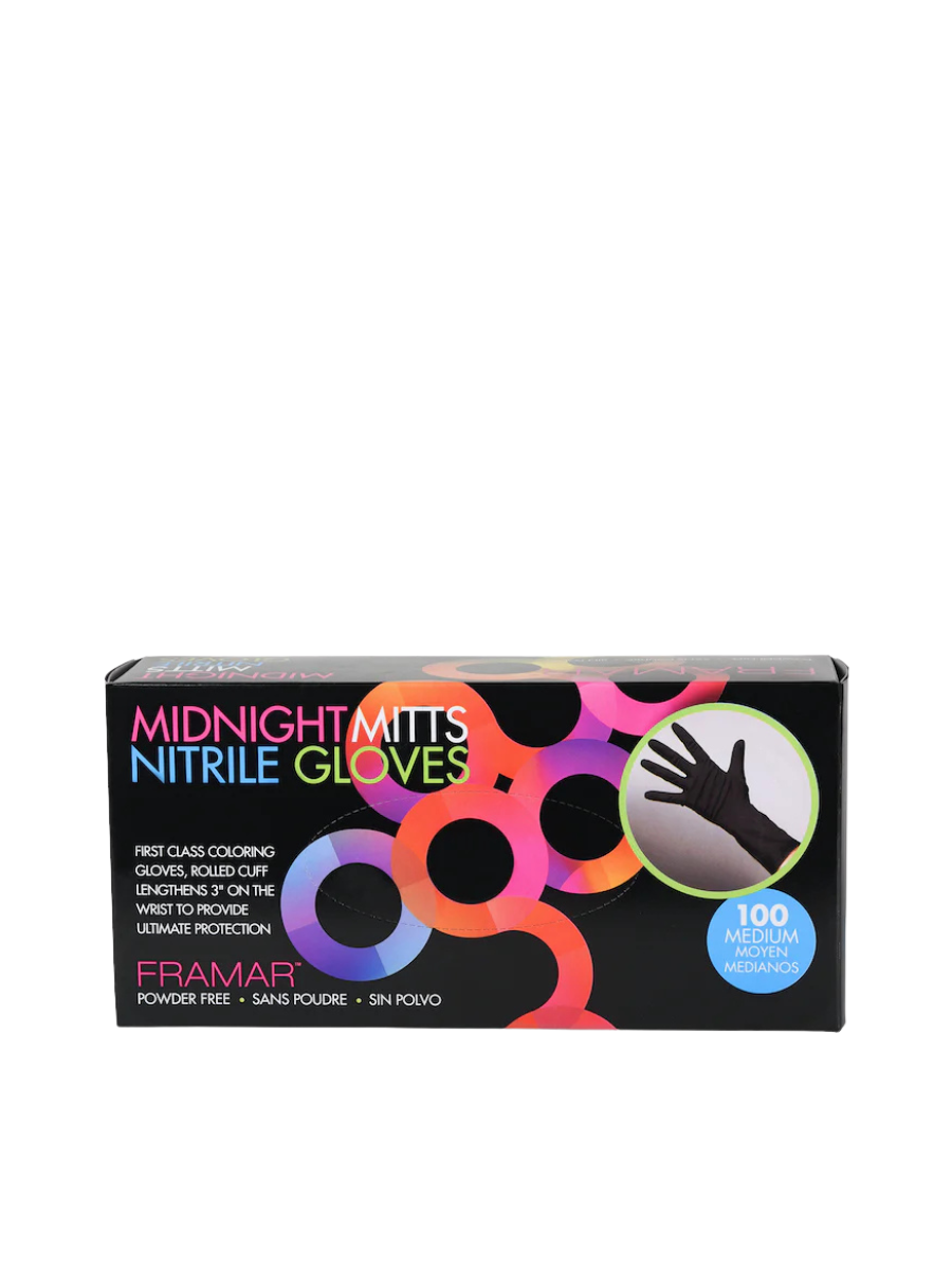 Guantes de Nitrilo Negro Framar 100pc