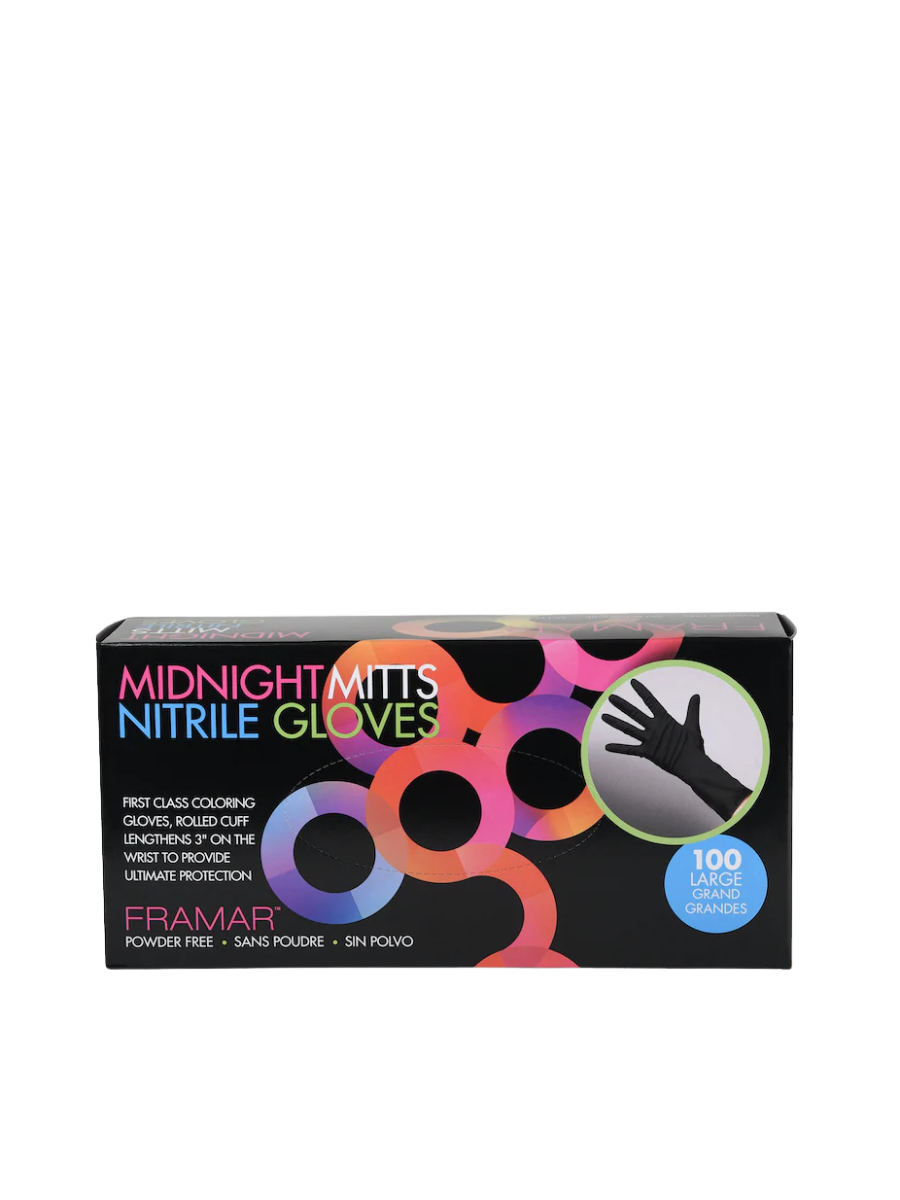 Guantes de Nitrilo Negro Framar 100pc