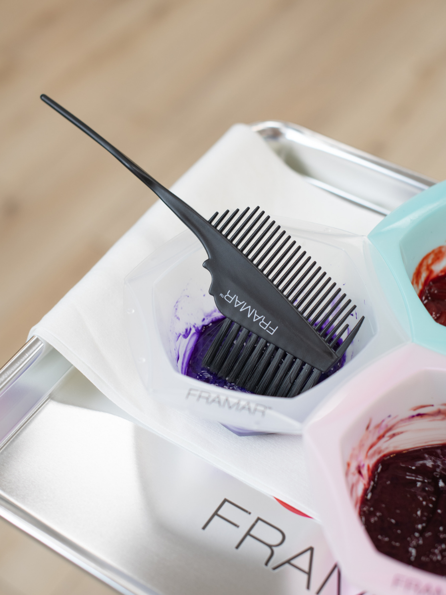 Emperor Brush Framar – Brocha y Peine para Blending y Aplicación en Raíz