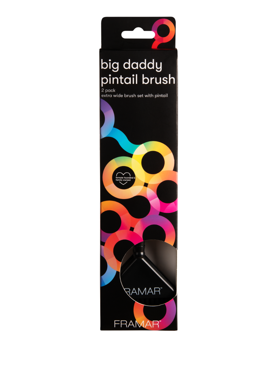Set de Brochas Pintail Framar Big Daddy Black | Precisión y Seccionado Profesional