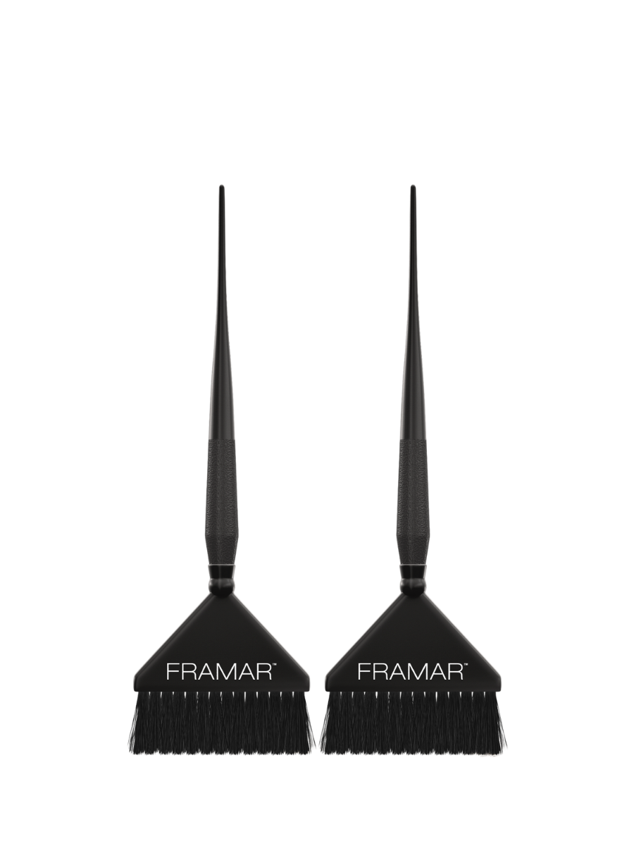 Set de Brochas para Retoque de Raíz Framar Black | Precisión Profesional en Aplicación