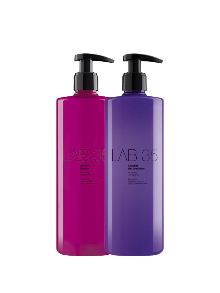 Kallos Lab35 Signature Kit Shampoo + Acondicionador 500ml | Hidratación y Suavidad