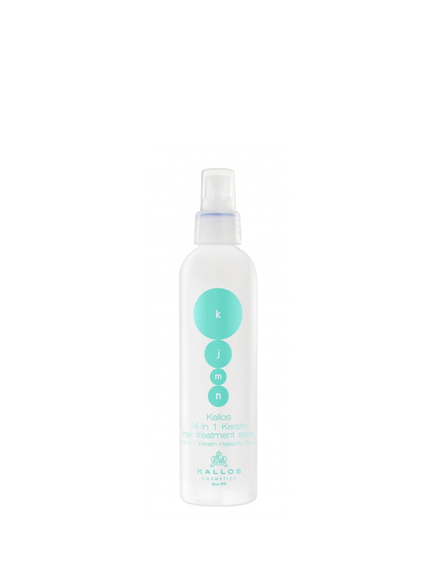 Kallos Keratin Power Kit | Shampoo + Mascarilla + Regenerador Capilar | Pack 3