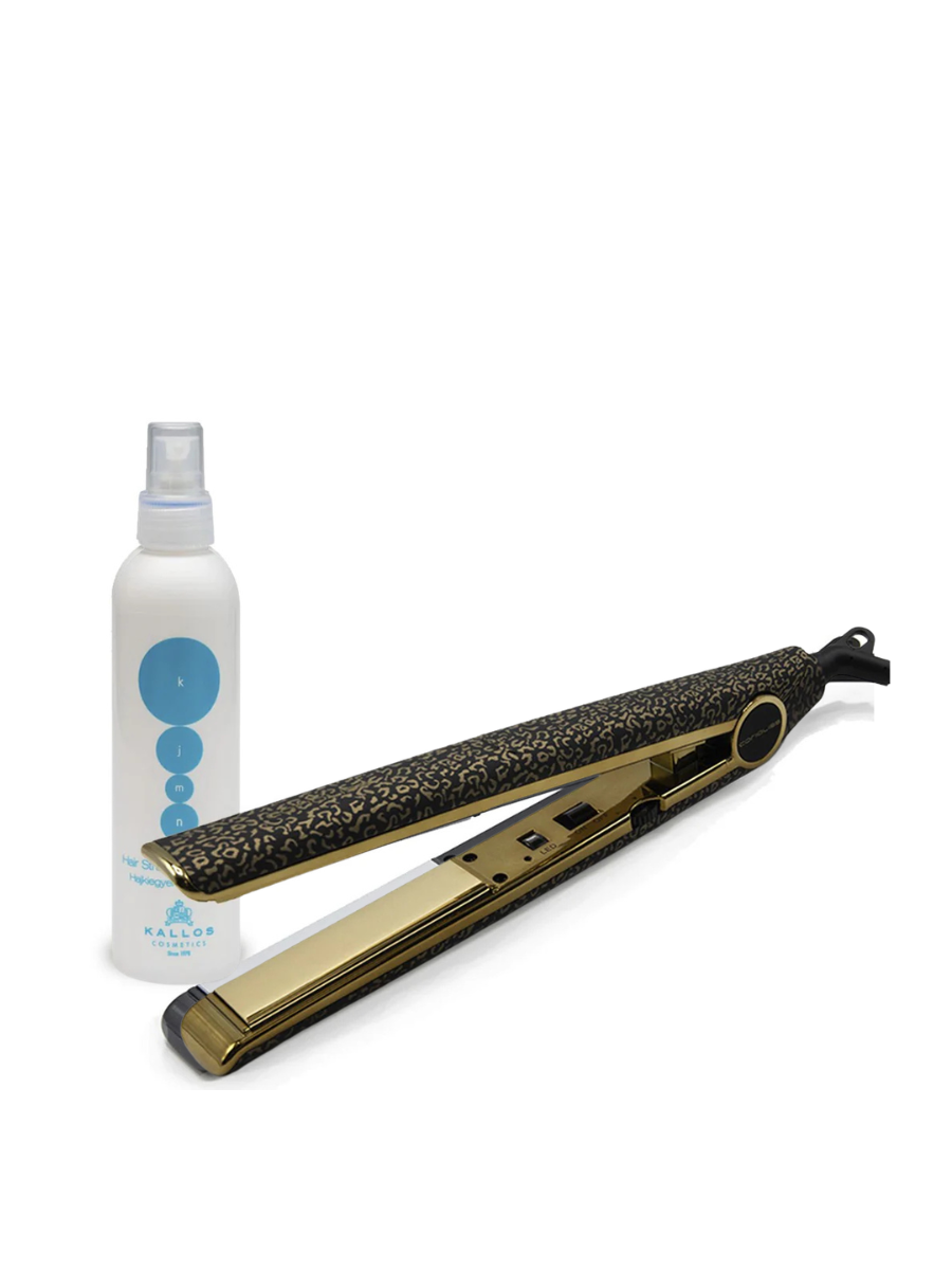 Plancha Corioliss C1 + Protector de Calor Kallos | Protección Capilar | Pack 2