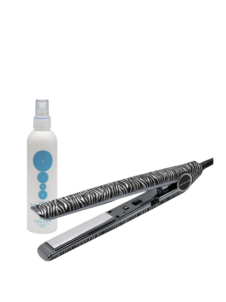 Plancha Corioliss C1 + Protector de Calor Kallos | Protección Capilar | Pack 2