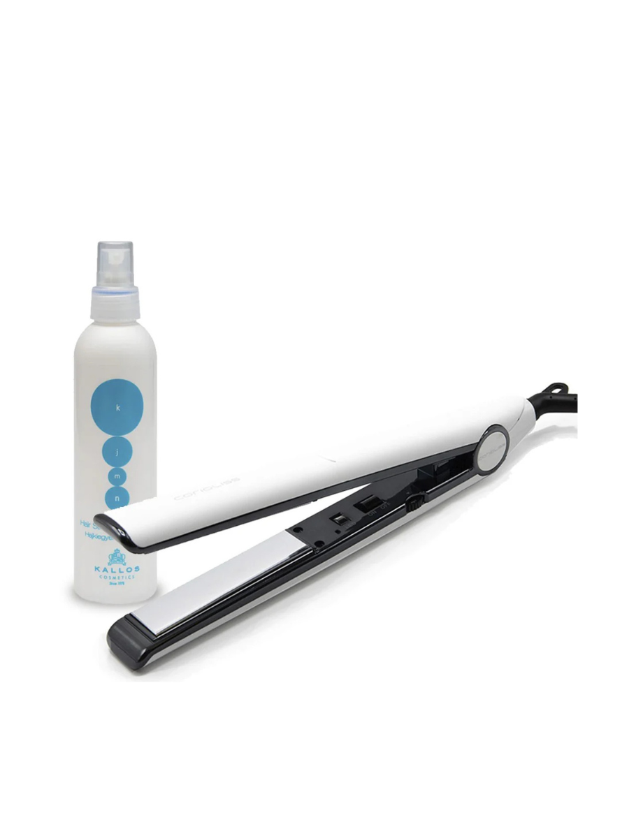 Plancha Corioliss C1 + Protector de Calor Kallos | Protección Capilar | Pack 2