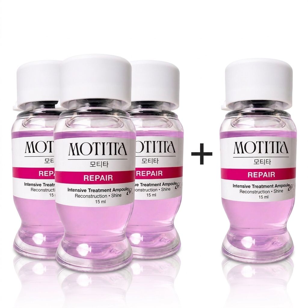 Pack Oferta 3+1 Ampollas Motitta 15ml – Tratamiento Shock Semanal 60ml