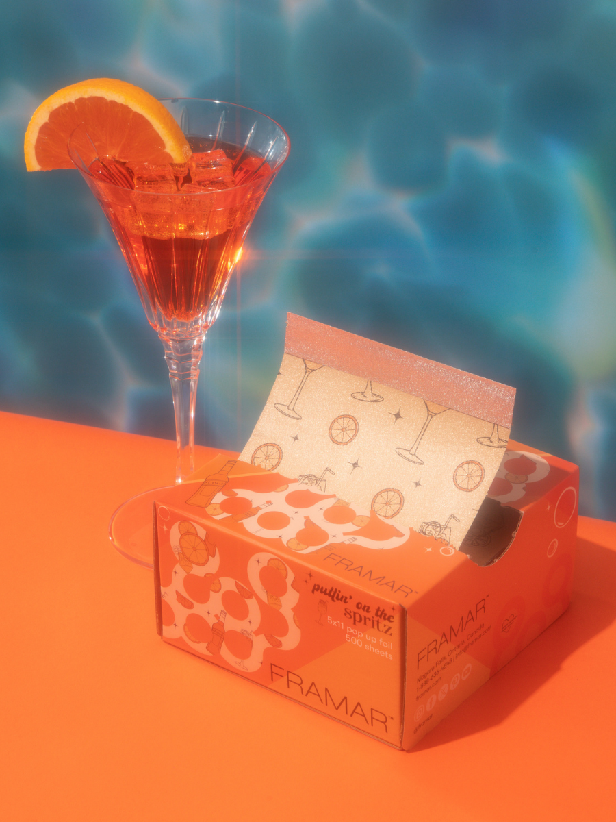 Papel Aluminio Pre-Cortado Framar 13x28 cm Pop-Ups Puttin' On the Spritz | 500 Hojas