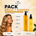 Pack Brillo y Suavidad Kallos Lab35 | Shampoo 500ml + Tónico de Brillo Revitalizante 150ml