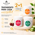 Pack Kallos 2+1 Hidratación y Nutrición Capilar -  Cherry + Aloe + Color | 3 x 275 ml