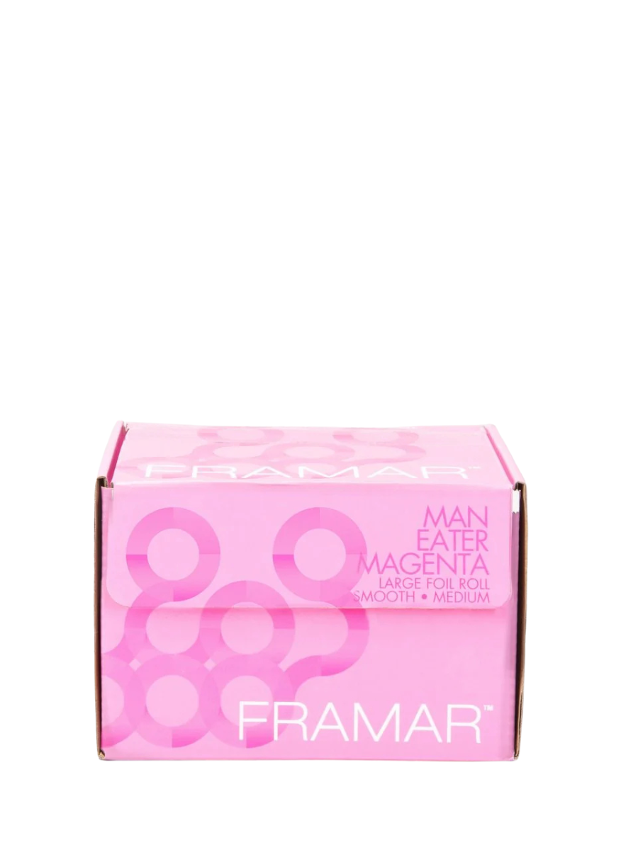 Framar Papel Aluminio Man Eater Magenta 500m | Rollo Profesional