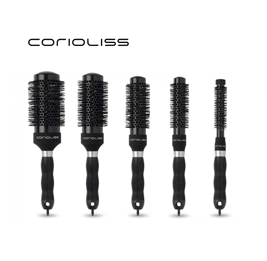 Kit Cepillos de Cerámica Corioliss para Brushing | Set Profesional 5 Tamaños