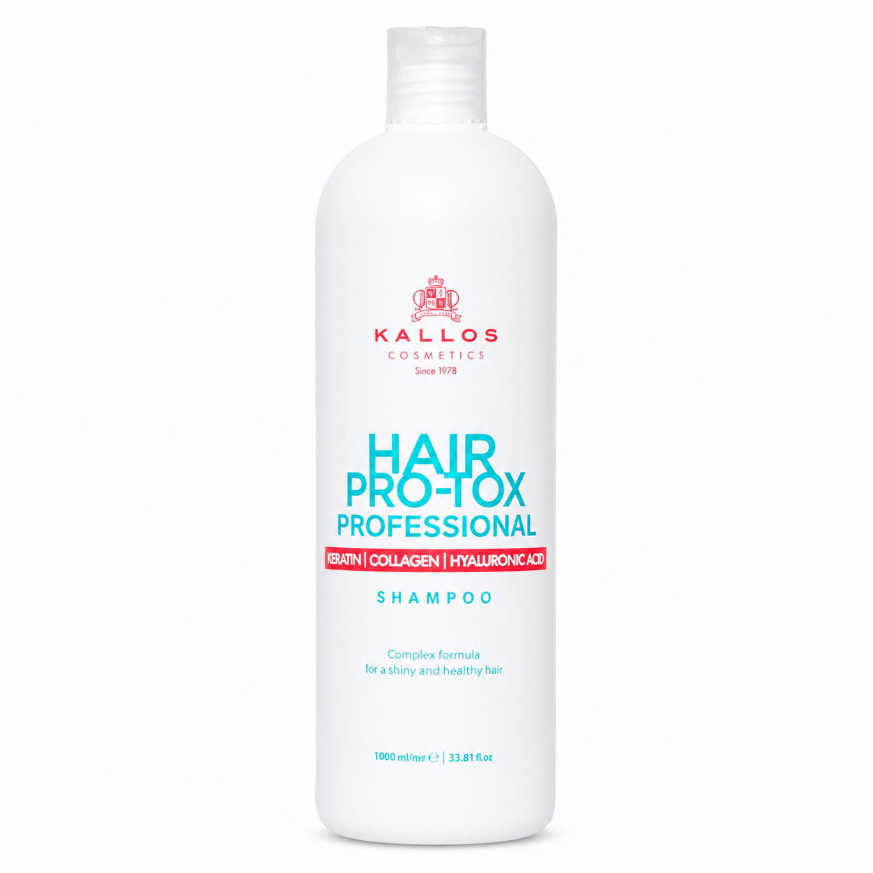 Kallos Shampoo Pro-Tox 500ml / 1000ml – Limpieza Suave y Fortalecimiento